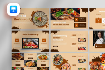 Seafood Restaurant Keynote Template
